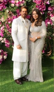 Khan with his wife Gauri Khan