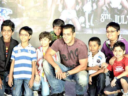 Salman Khan promoting his production venture Chillar Party