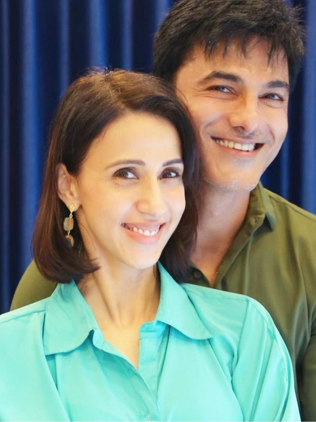 Siddharth with his wife 