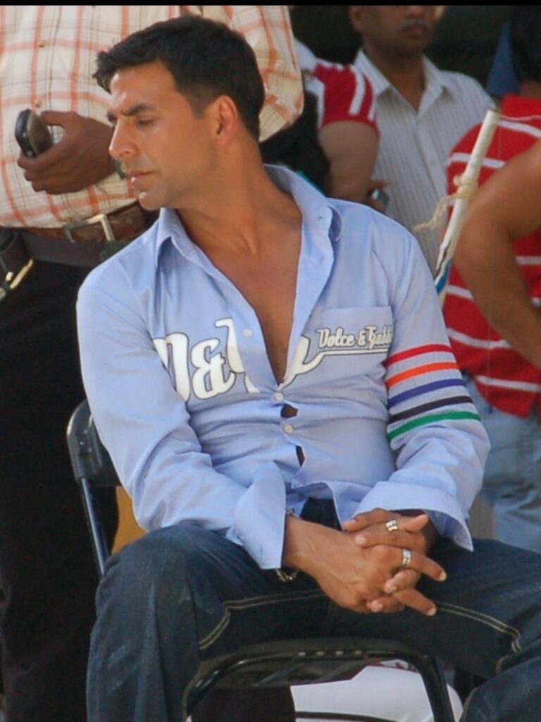 Kumar on the sets of Heyy Babyy in Sydney, 2007