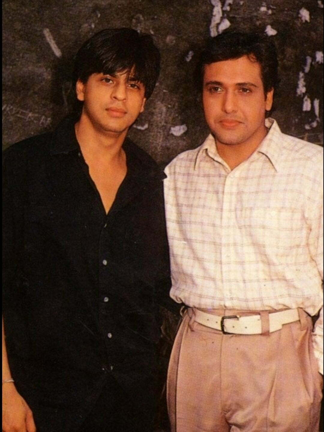 Govinda with Shah Rukh Khan