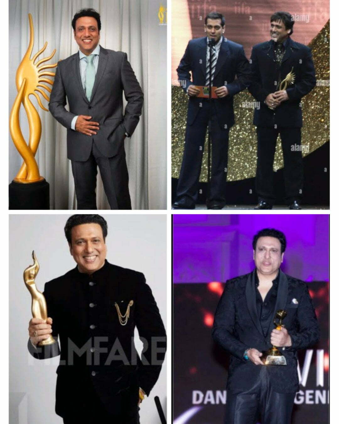 Govinda with movie awards