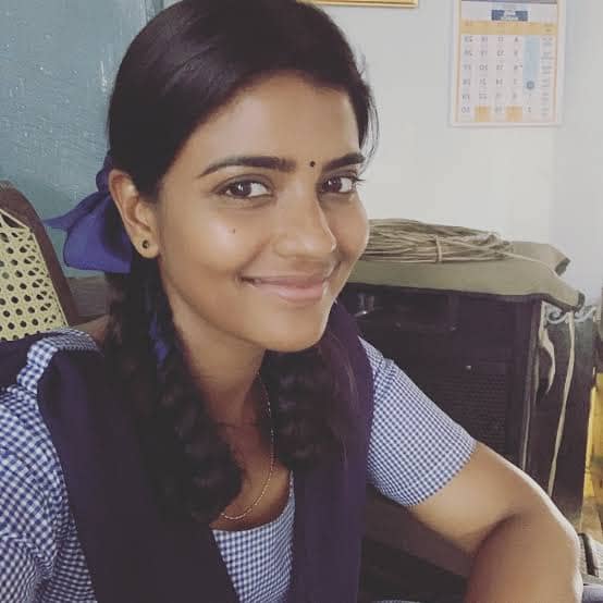 Aishwarya Rajesh's rare schooling life photo